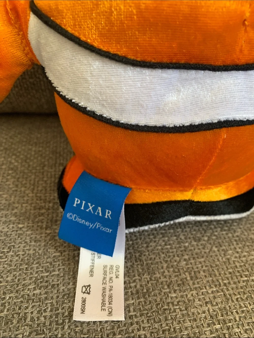 Disney Pixar Toy Story Three-Eyed Alien Remix Nemo Plush Toy with Tag